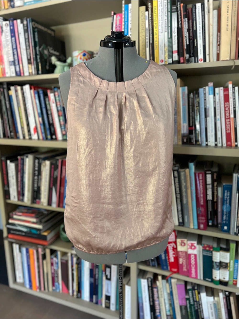 LOFT Silky Blush Sleeveless Blouse